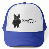 Funny Big Nose Scottie Trucker Hats
