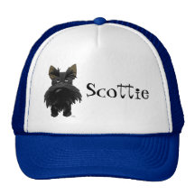 Funny Big Nose Scottie Trucker Hats