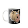 funny big snout pig mug