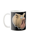 funny big snout pig mugs