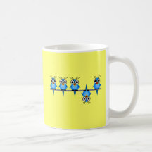 funny birds mugs