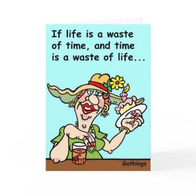 FUNNY BIRTHDAY CARD by CADDYLAK