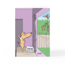 Funny Birthday Card for dog lovers