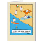 Funny birthday card: Free-range Chickens