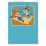 Funny birthday card: Get your ass off the couch!