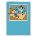 Funny birthday card: Get your ass off the couch!