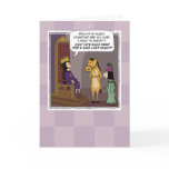 Funny birthday card: Kingdom For a Horse