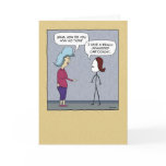 Funny birthday card: Thin