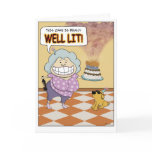 Funny Birthday Card: Well Lit