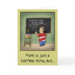 Funny Birthday Cards: Birthday Math