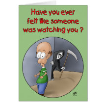 Funny Birthday Cards: Someone Watching You