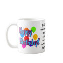 Funny Birthday Quotes mugs