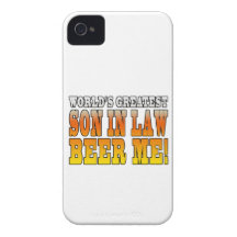 Funny Birthday Wedding Worlds Greatest Son in Law iPhone 4 Cover