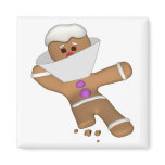 Funny Bit Himself Gingerbread Man magnets