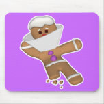 Funny Bit Himself Gingerbread Man mousepads
