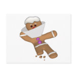 Funny Bit Himself Gingerbread Man postcards