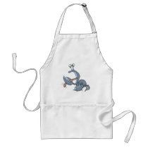 funny biting tongue crab apron