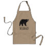 Funny Black Bear Barbecue Apron