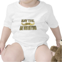 Funny Black Moustache - May the Stache be with you T-shirt