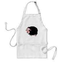 Funny Black Sheep Apron