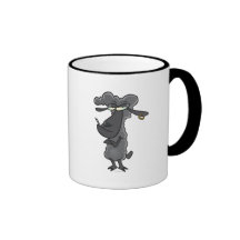 funny black sheep cartoon character coffee mugs