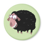 Funny Black Sheep magnets