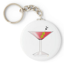 Funny Bloody Martini with Skull Halloween