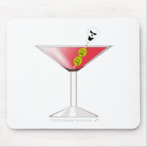 Funny Bloody Martini with Skull Halloween