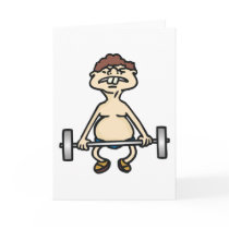 Funny Bodybuilder Greeting Cards