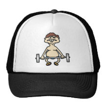 Funny Bodybuilder Trucker Hat