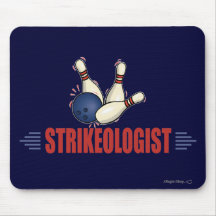 Funny Bowling Mouse Pad