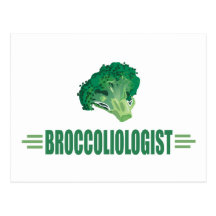 Funny Broccoli Postcards