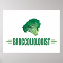 Funny Broccoli Print