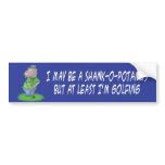 Funny Bumper Sticker: Shankopotamus bumper stickers
