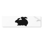 funny bunnies icon bumper stickers