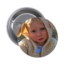 funny bunny, easter surprise, baby boy button