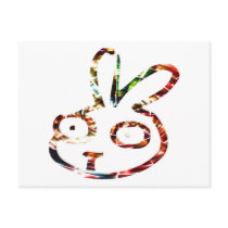 Funny Bunny Postcard