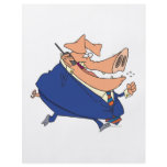 funny business boor pig cartoon flyers