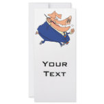 funny business boor pig cartoon rack cards