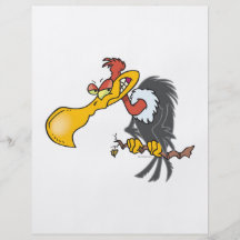 funny buzzard cartoon custom flyer