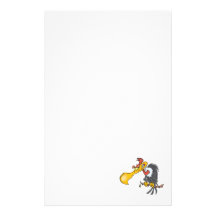 funny buzzard cartoon custom stationery
