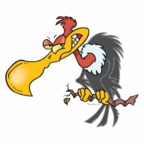 funny buzzard cartoon acrylic cut outs
