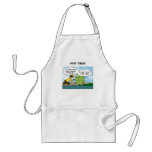 Funny Cache Geocaching Cartoon Custom Name Apron