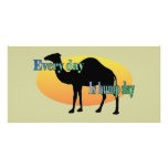 Funny Camel "Every Day is Hump Day" photo cards