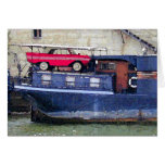 Funny Car Houseboat Card