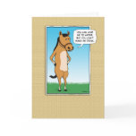 Funny card: Margarita Horse
