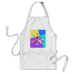 Funny Cartoon Bowling Kid Apron