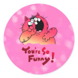Funny Cartoon Cat | Silly Cartoon Cat stickers