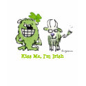 Funny Cartoon Creatures St. Paddys Day T Shirts