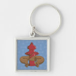 Funny Cartoon Dachshund Key Chain